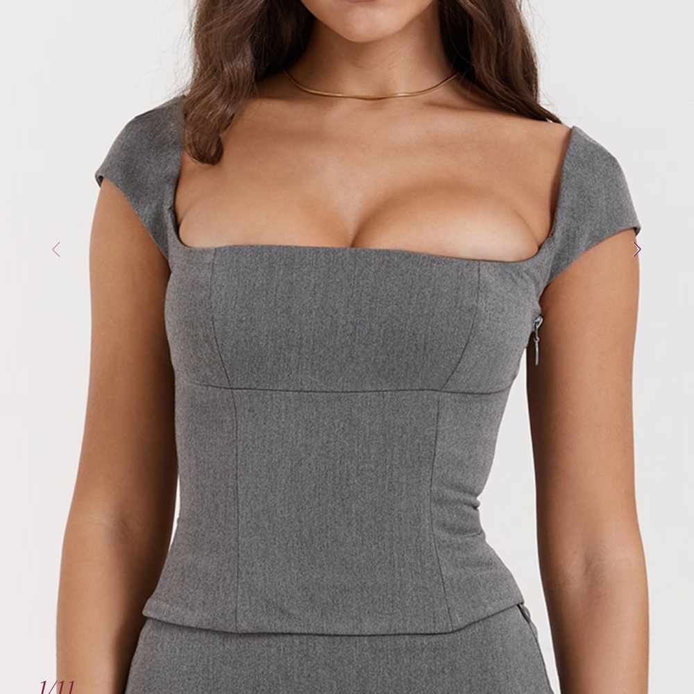 House of CB - Rowena Lace Back Corset top